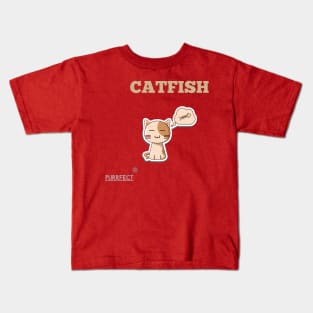 Purrfect Catfish Kids T-Shirt